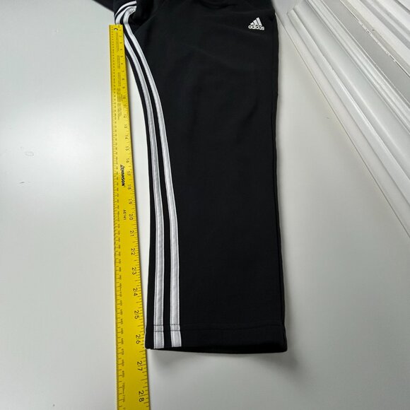 Adidas Must Haves 3-Stripes Sweatpants Mens 2XL‎ Black Tapered Drawstring - Picture 11 of 16